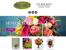 Tablet Screenshot of main-street-florist.com